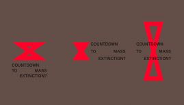 Countdown to mass extinction for Museum Ladin: exhibition design - graphic design